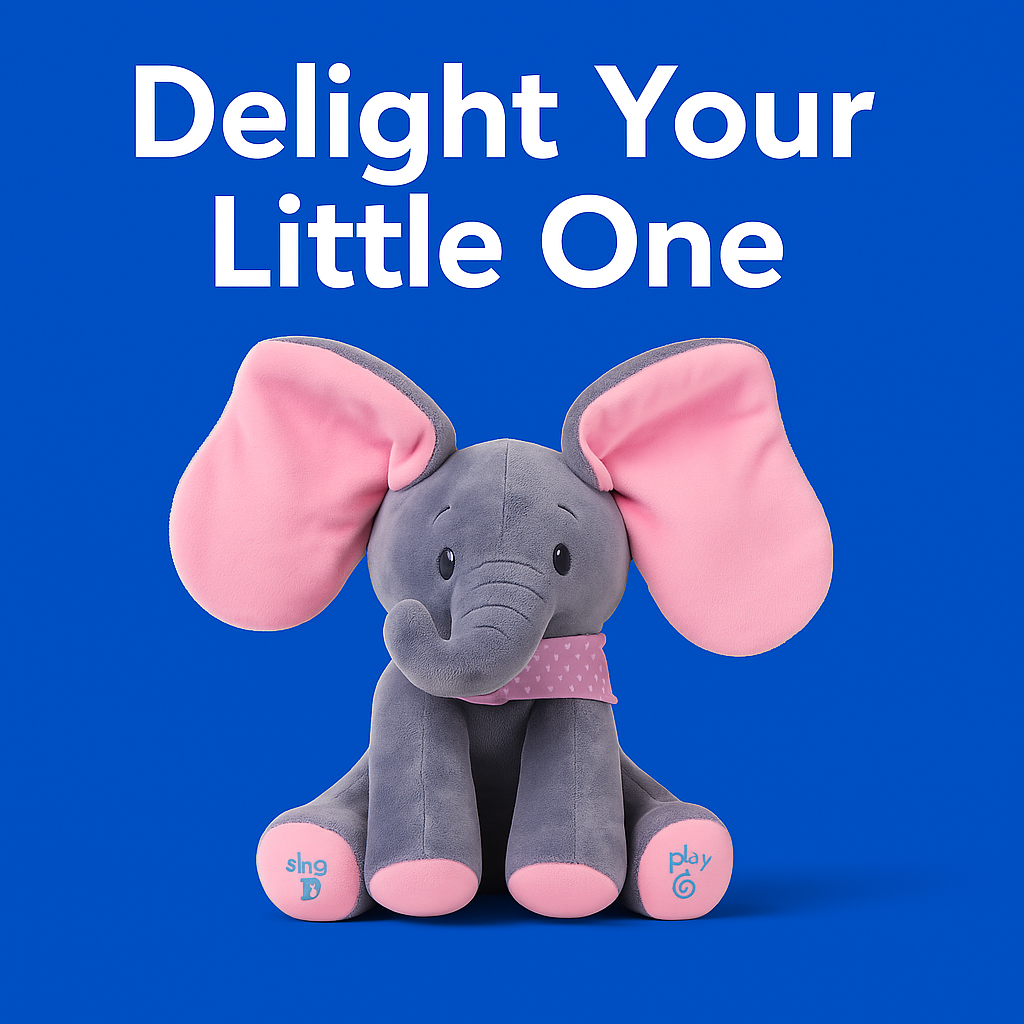 Peekaboo Elephant Plush