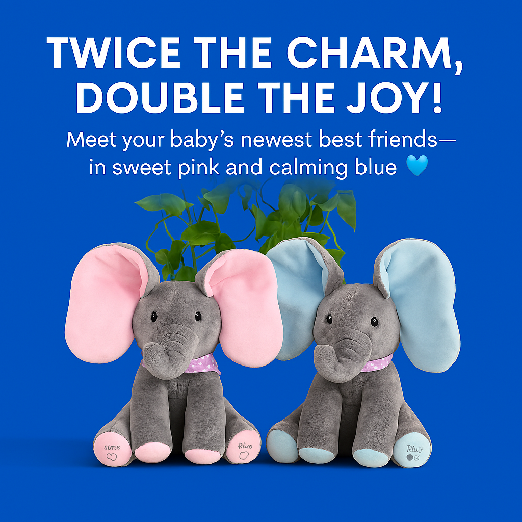 Peekaboo Elephant Plush