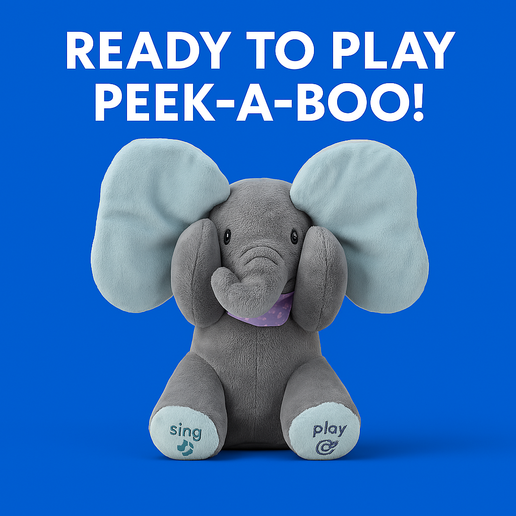 Peekaboo Elephant Plush