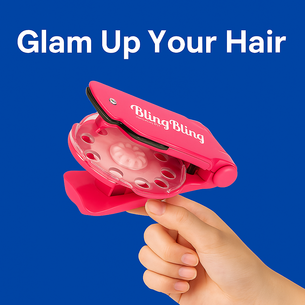 SparkleStrands Hair Gem Stapler