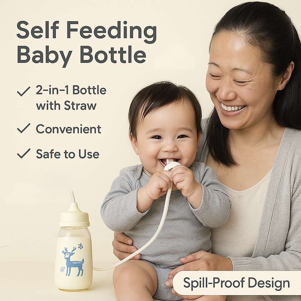 Hands-Free Feeding Bottle