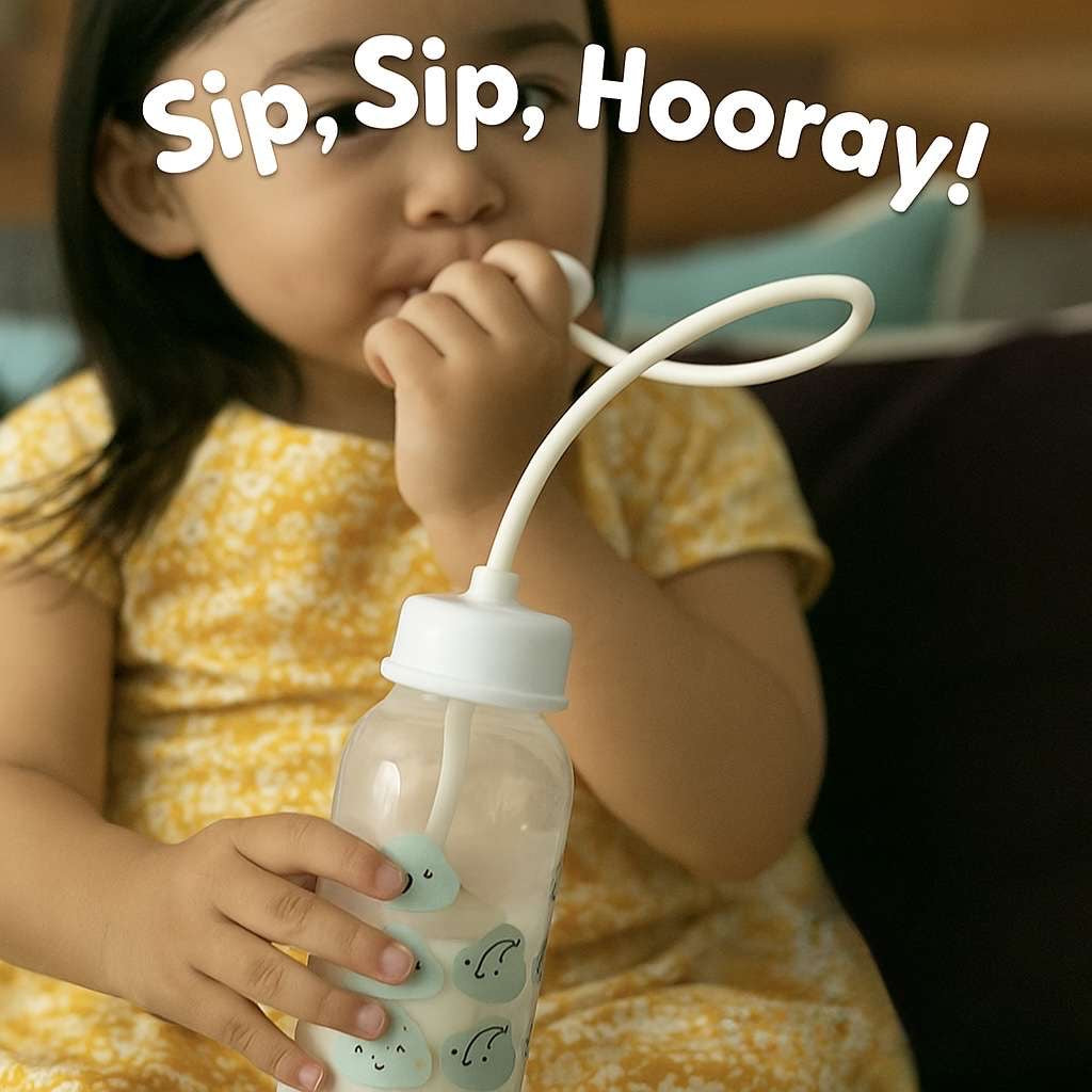 Hands-Free Feeding Bottle