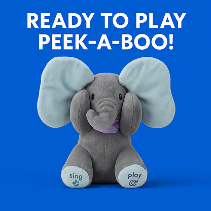 Peekaboo Elephant Plush
