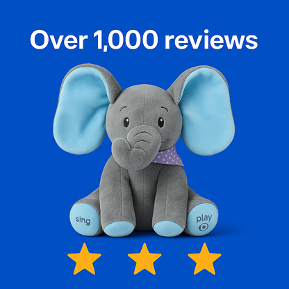 Peekaboo Elephant Plush